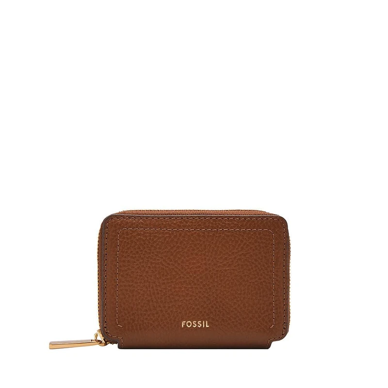 Fossil Women's Logan LiteHide™ Leather Zip Around Card Case, SL10045200