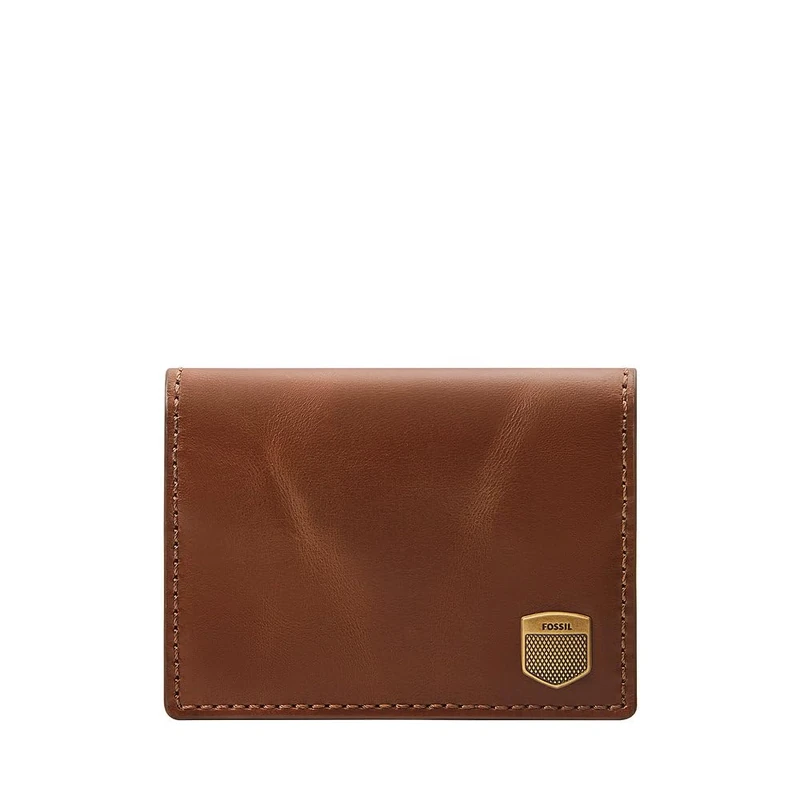 Fossil Men's Hayes Leather Card Case Bifold, ML4646200