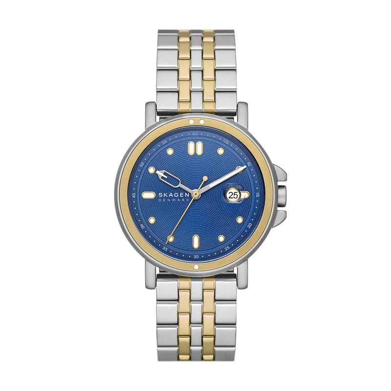 Skagen Men's Watch Signatur Sport Three-Hand Date, Two-Tone Stainless Steel, SKW6921