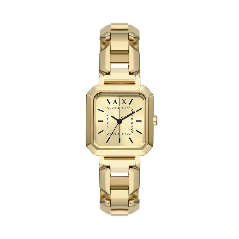 Armani Exchange Watch For Women, Quartz Movement and 27mm Case Size with Stainless steel, Leather or Silicone strap