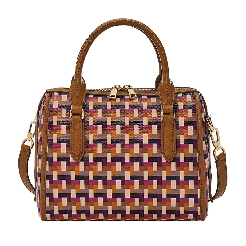 Fossil Women's Williamson Polyurethane Coated Fabric Satchel, ZB11019564
