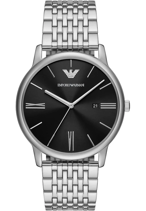 Emporio Armani Men's Watch Three-Hand Date, Stainless Steel, AR11600