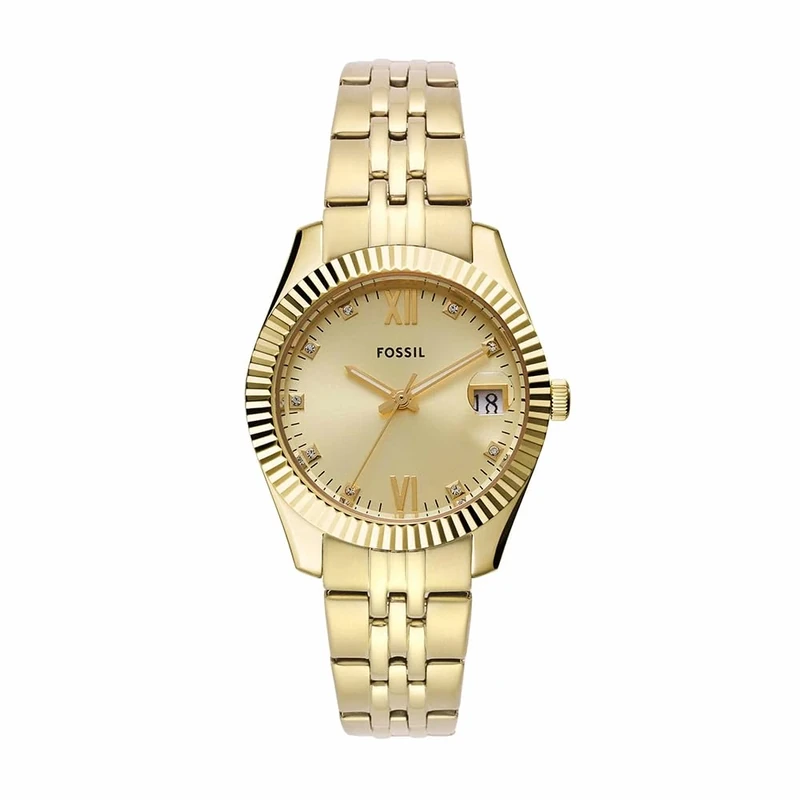 Fossil Scarlette Watch for Women,Quartz movement with Stainless steel or Leather Strap