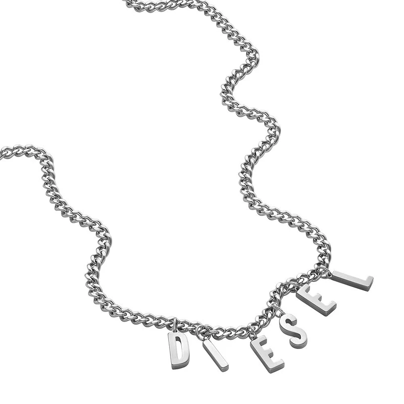 Diesel Men's Stainless Steel with lobster clasp closure Chain necklace