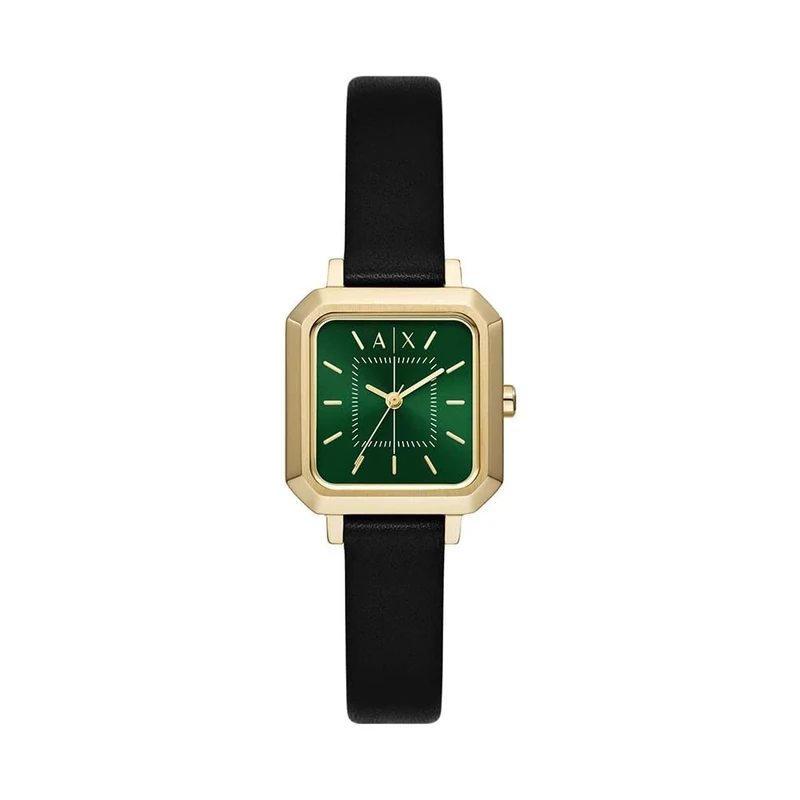 Armani Exchange Watch For Women, Quartz Movement and 27mm Case Size with Stainless steel, Leather or Silicone strap