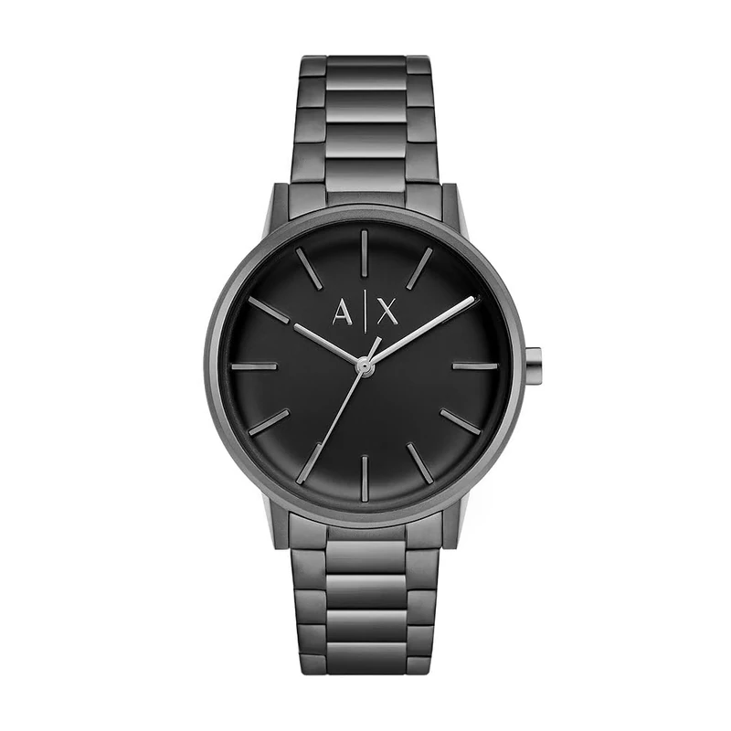 Armani Exchange Watch For Men, Quartz Movement and 42mm Case Size with Stainless steel, Leather or Silicone strap