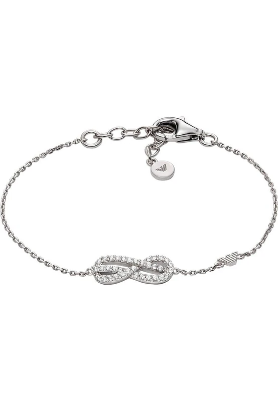 Emporio Armani Women's Sterling Silver Station Bracelet, EG3598040