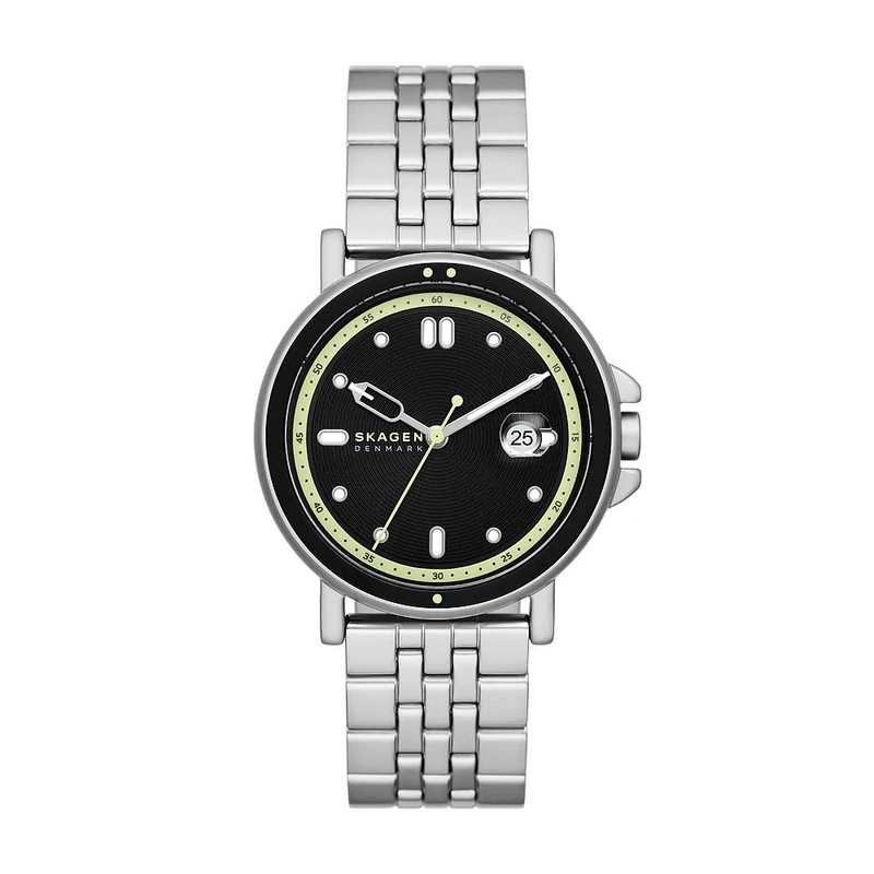 Skagen Men's Watch Signatur Sport Three-Hand Date, Silver Stainless Steel, SKW6919