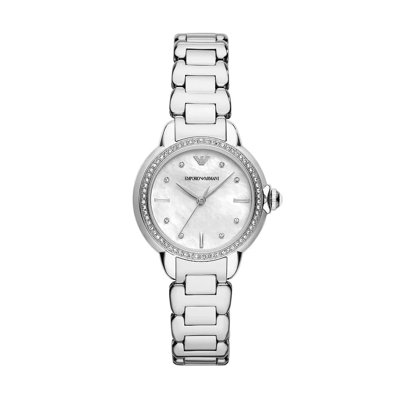 Emporio Armani Women's Watch Three-Hand, Stainless Steel, AR11596