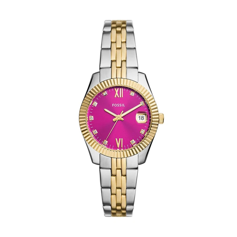 Fossil Scarlette Watch for Women,Quartz movement with Stainless steel or Leather Strap