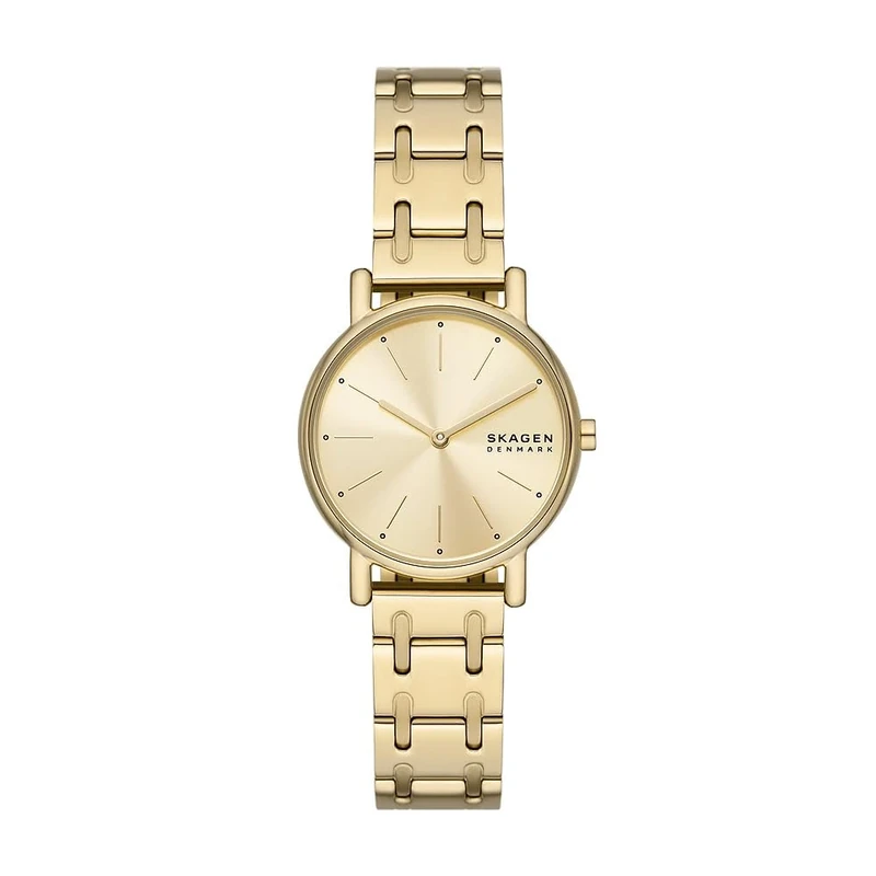 Skagen Women's Watch Signatur Lille Two-Hand, Gold Stainless Steel, SKW3124