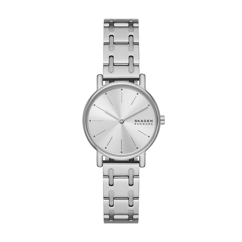 Skagen Women's Watch Signatur Lille Two-Hand, Silver Stainless Steel, SKW3123