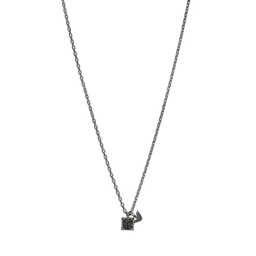 Emporio Armani Men's Stainless Steel with lobster clasp closure Pendant necklace