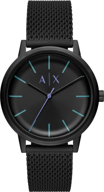Armani Exchange Watch For Men, Quartz Movement and 42mm Case Size with Stainless steel, Leather or Silicone strap