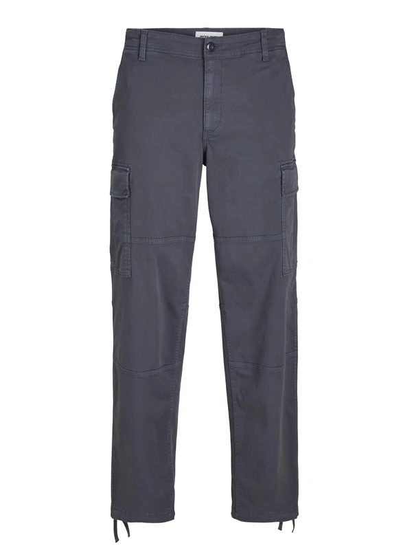 JACK & JONES Male Cargo Trousers Loose Fit Cargo Trousers, India Ink, 33 W/36 L