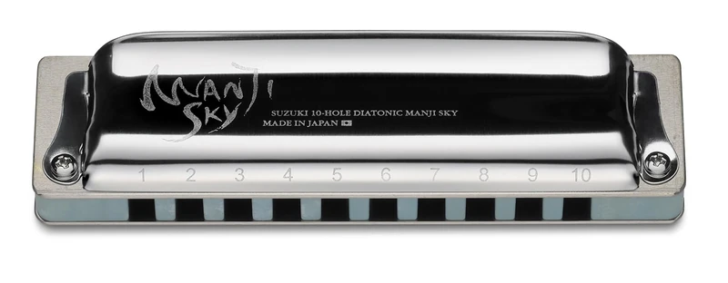 Suzuki Diatonic Harmonica MANJI SKY M-20S, key of D