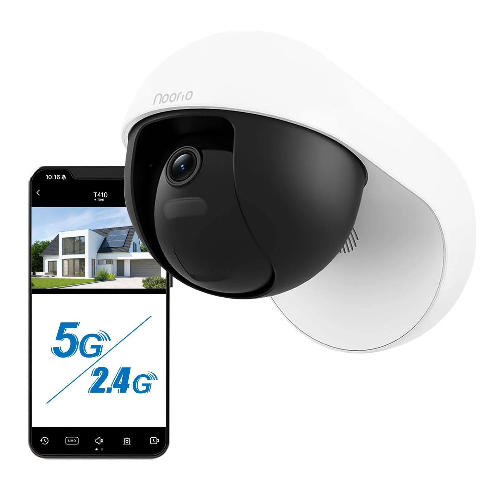 Noorio Security Cameras (3K 5MP 5G/2.4GHz Camera)