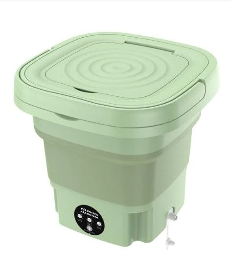 Portable Mini Washing Machine Household 8L Foldabl Underwear Panties Washing