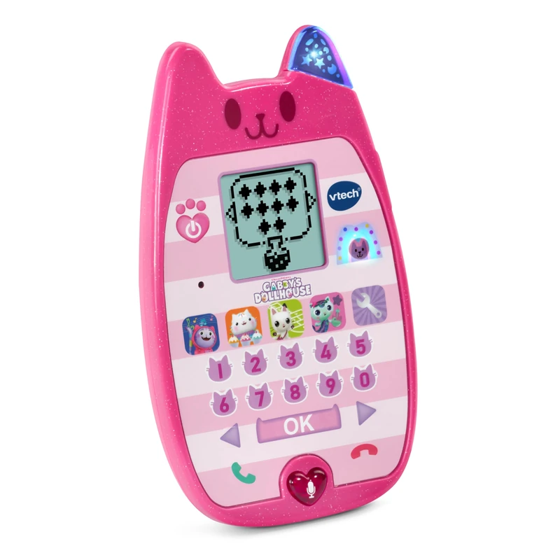 VTech A-MIAU-cinante Telephone/Gabby's Dollhouse, Colour of Spanish (80-561922) - Image 1