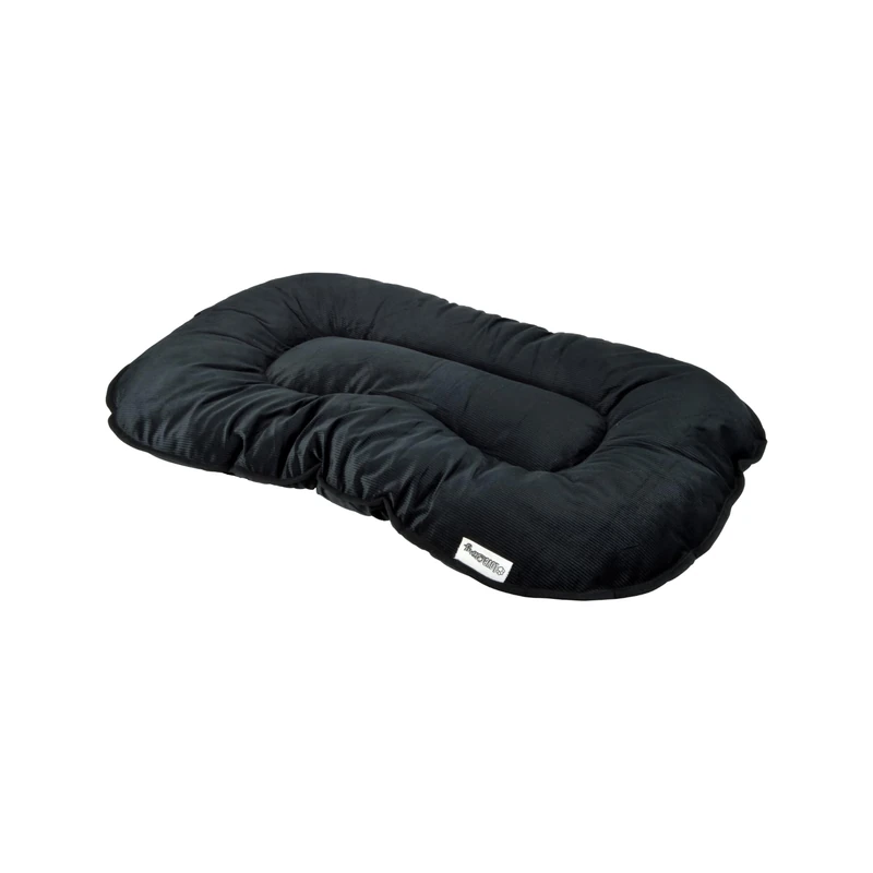 Love Story Polyester Corduroy Snowflake Cushion 87 x 55 x H5 cm Crafty Black