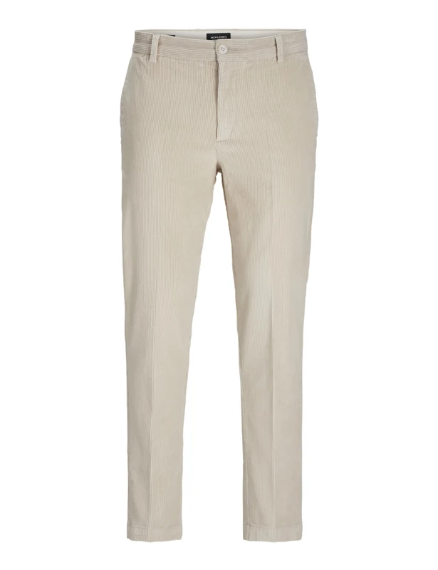 JACK & JONES Men's Jpstace Jjcorduroy Chino Sn Chino Trousers, Moonbeam, 36 W/32 L
