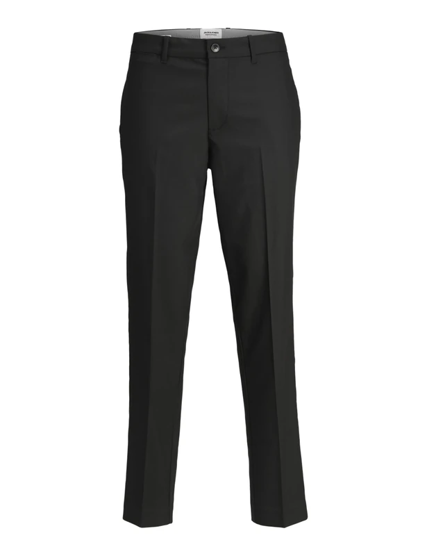 JACK & JONES Male Chino Trousers Tapered Fit Chino Trousers, Black, 32 W/30 L - Image 1