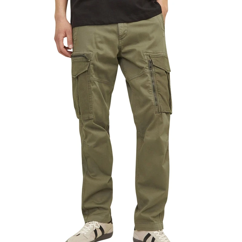JACK&JONES Men's JPSTKANE JJCRUISE Cargo NOOS Cargo Pants, Dusty Olive,