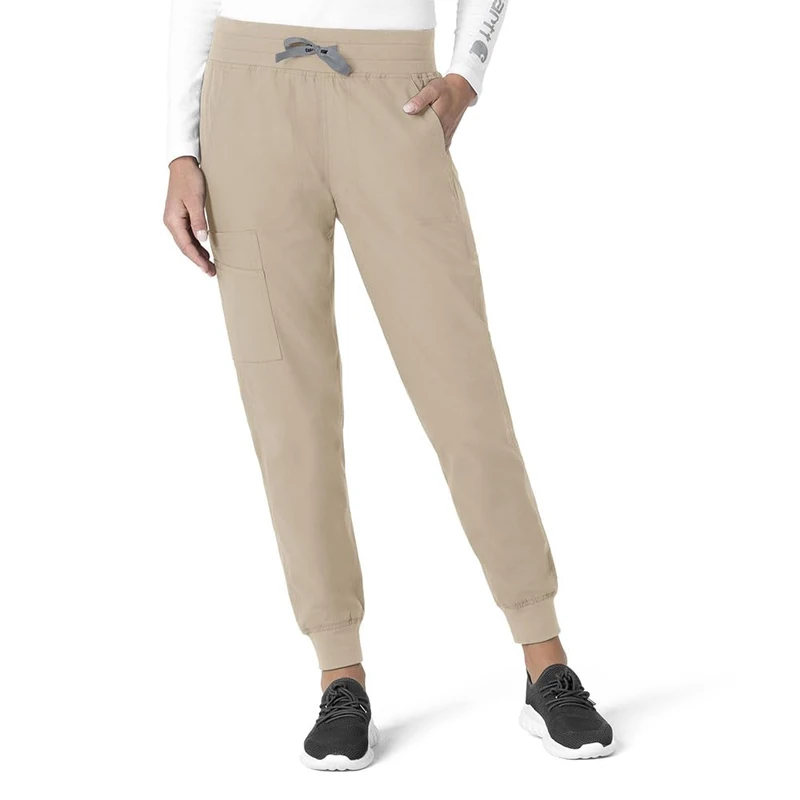 Carhartt Scrubs C51113 Women's Force® Modern Fit Jogger Pant, Khaki, XS