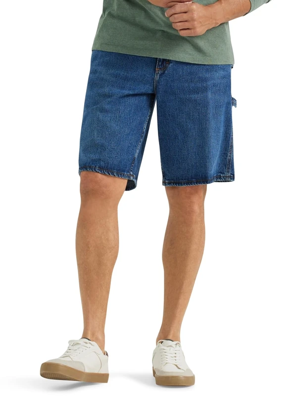 Lee Men's Legendary Workwear Carpenter Short, Mid Dark, 34