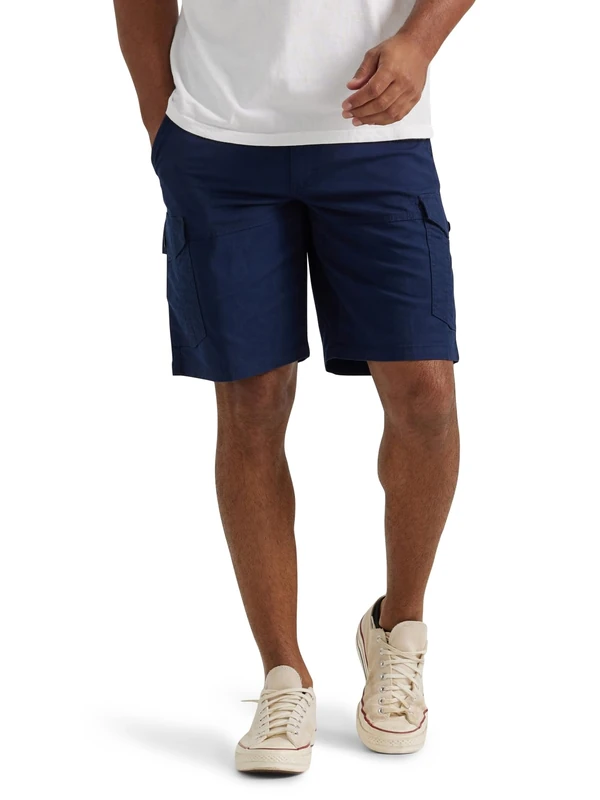 Lee Men's Extreme Motion Swope Cargo Short, Emperor Navy, 34