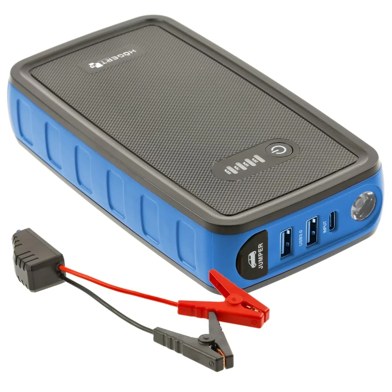 Högert Technik - 400A Starter | Jump Starter Power Bank Car Battery Booster Starter Power Bank | Inrush Current: 400A, Peak Current: 800A