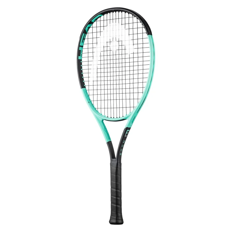HEAD Unisex Youth Boom Jr.25 2024 Tennis Racket - Black/Mint, 8-10 Years