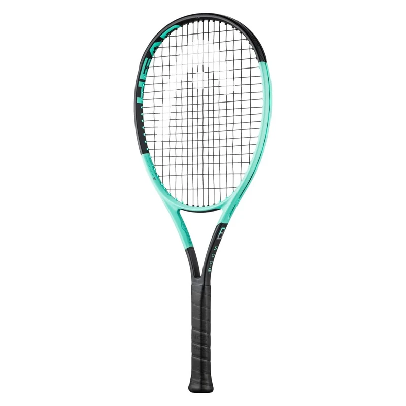 HEAD Unisex Youth Boom Jr. 2024 Tennis Racket - Black/Mint, 9-11 Years