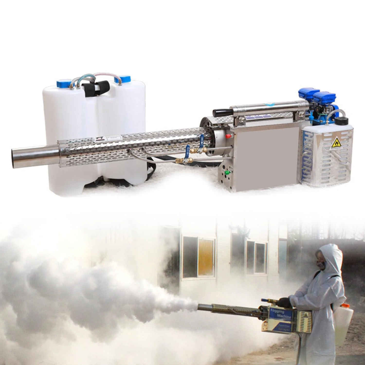 ANXYYDS 15L Professional ULV Fogging Machine, Thermal Fogger Machine, Nebulizer for Farmland Garden, Use Gasoline,100