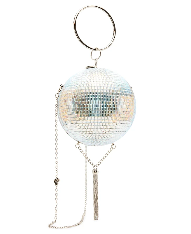 Betsey Johnson Women's Dancin Queen Disco Ball Bag, Iridescent, One Size - Image 1