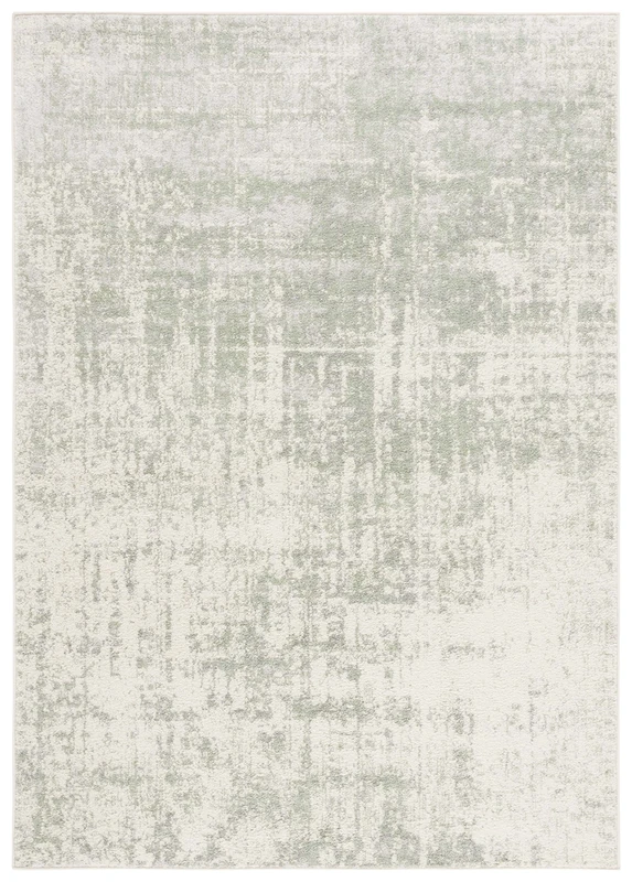 Safavieh Contemporary Rug for Living Room, Dining Room, Bedroom - Adirondack Collection, Short Pile, in Beige and Sage, 90 x 150 cm