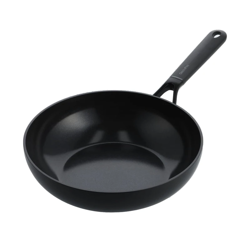 GreenPan SmartShape Healthy Ceramic Non-Stick 28 cm Wok, PFAS-Free, Induction Suitable, Oven Safe, Black - Image 1