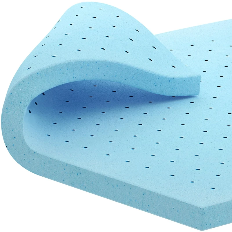 Hokway 2 inch Thick Super king Memory Foam Mattress Topper Breathable Bed Pad Flexible Gel-Infused Memory Foam With Ventilated Design For Pressure Relieving for Super king Bed(5cm,180x200cm)