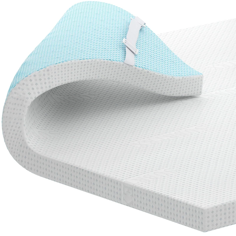 Hokway 3 inch Thick King Memory Foam Mattress Topper With Anti-Slip Ventilated Hypoallergic Bamboo Cover, Soft Flexible Design For Pressure Relieving for King Bed(7.5cm,150x200cm) - Image 1