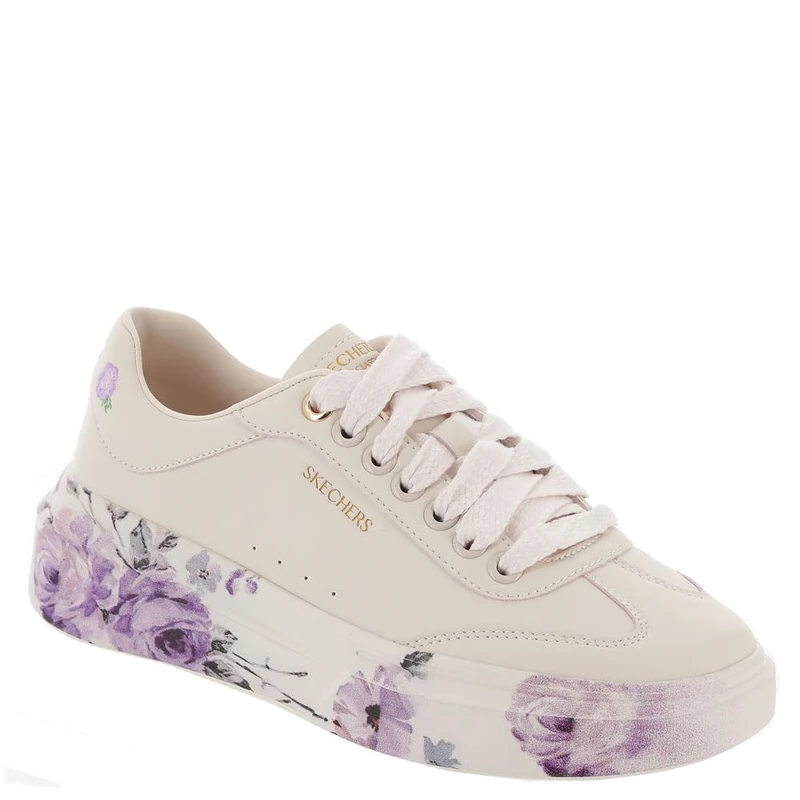 Skechers Women's Cordova Classic-Painted Flora Sneaker, Rose, 8 - Image 1