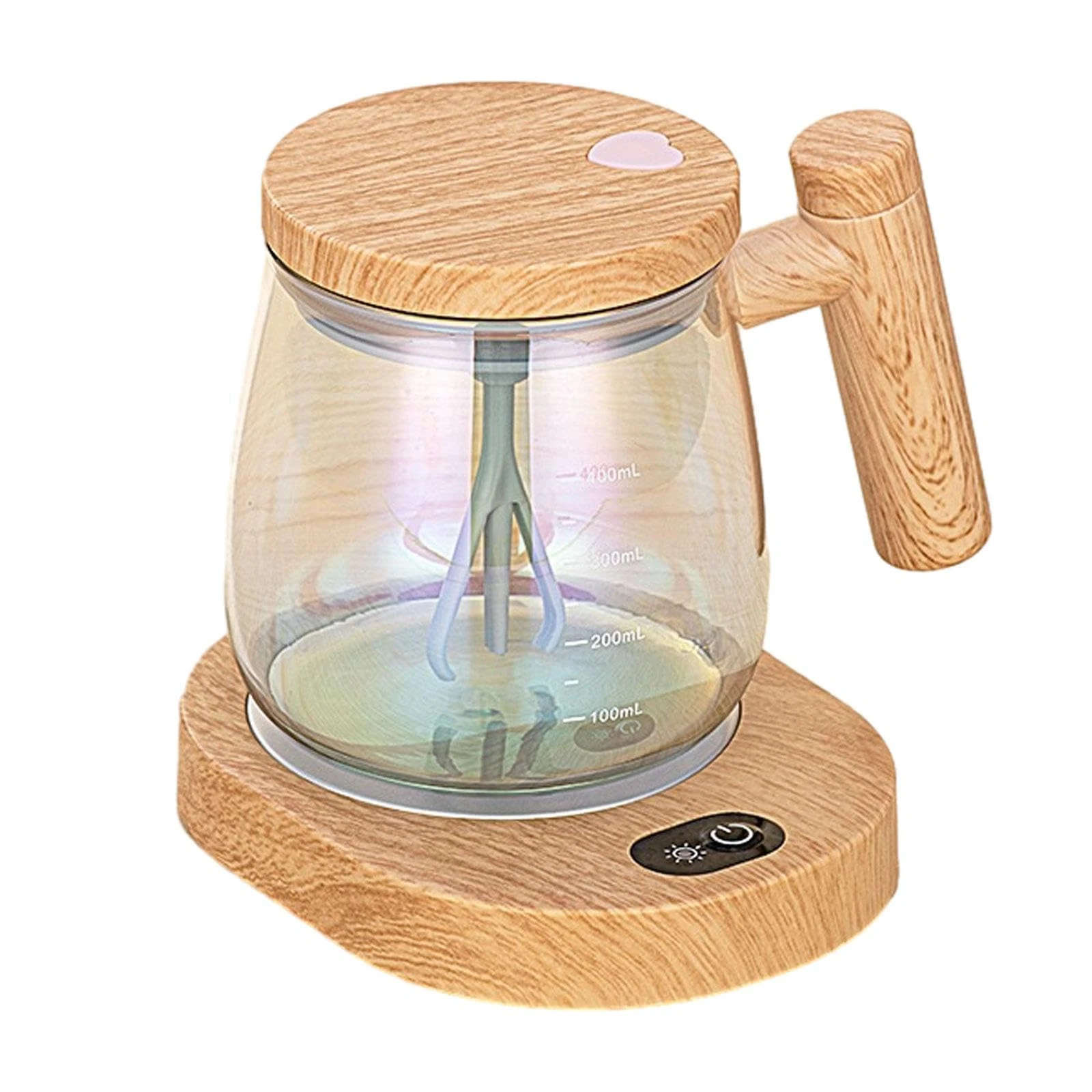 perfk Electric Mixing Mug Auto Stirring Cup Beverage High Speed Automatic Stirring Cup Self Mixing Coffee Mug for Desk Kitchen Home, Colorful