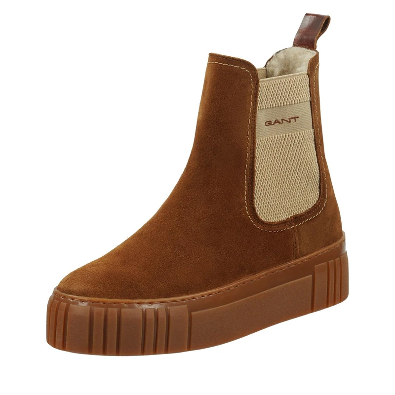 GANT FOOTWEAR Women's Snowmont Chelsea Boots, Cognac, 42 EU, Cognac, 9 UK
