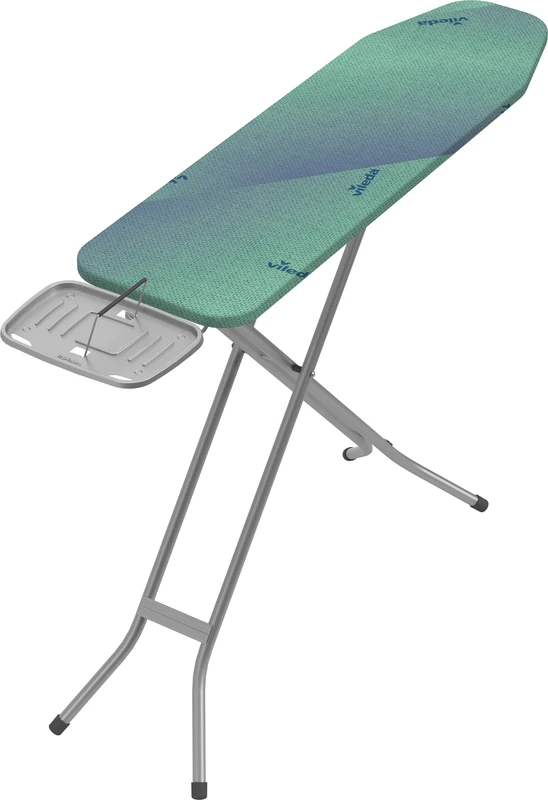 Vileda Classic | Ironing Board with Iron Rest with Reversible Bow | Cotton Ironing Board Cover | Safe Transport | Easy to Store