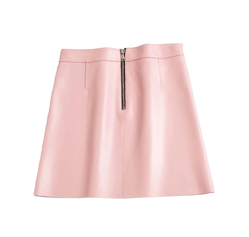 Leather Autumn and Winter Office Casual Plus Size Women Sexy Mini Skirts