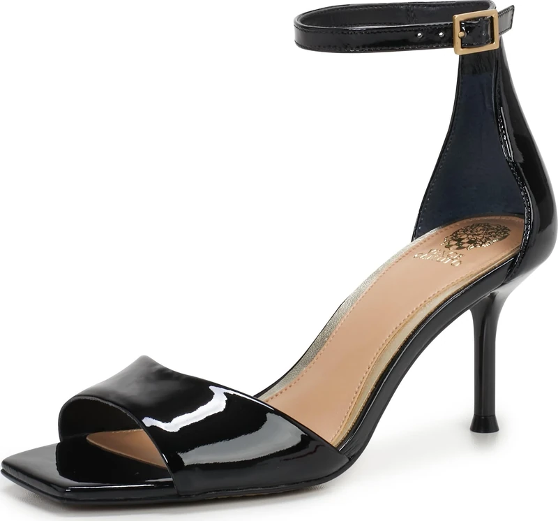 Vince Camuto Women's FEBE Heeled Sandal, Black, 6.5 UK