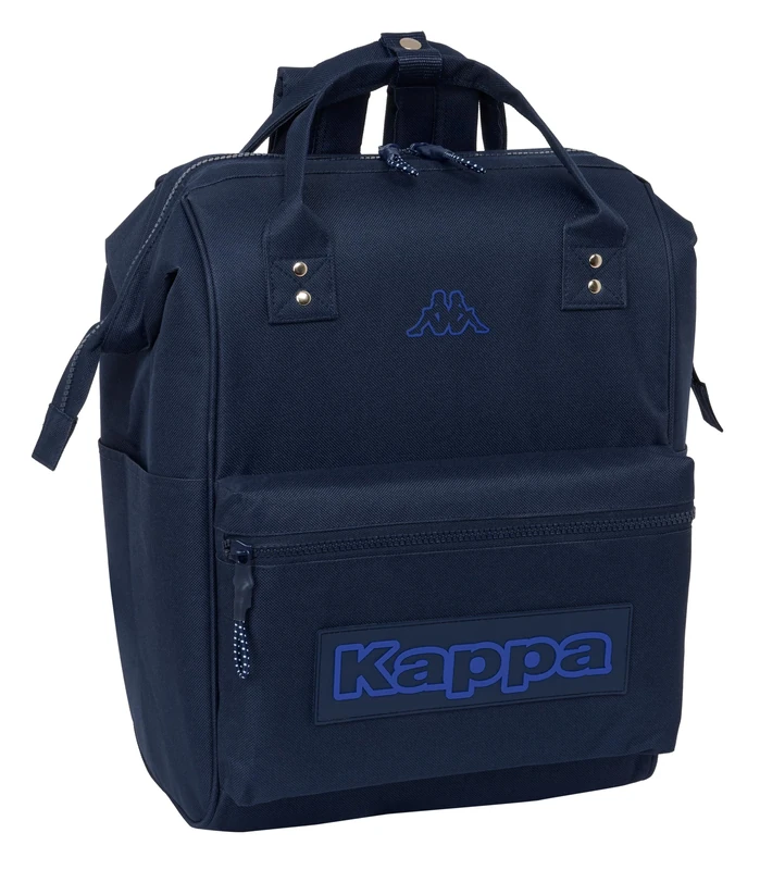 KAPPA BLUE NIGHT – Youth Backpack with Handles for Laptops up to 13 Inches, Ideal for Young People of Different Ages, Comfortable and Versatile, Quality and Resistance, 27 x 19 x 40 cm, Navy Blue,