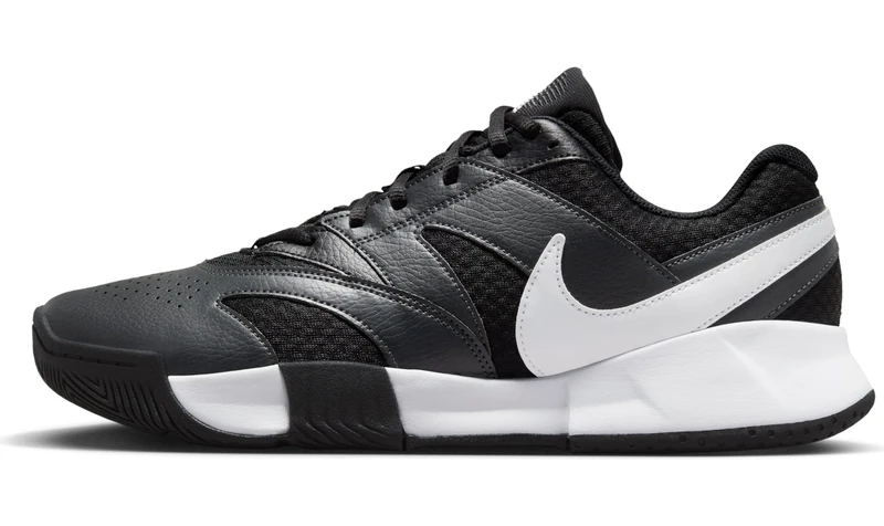Nike Men's Court Lite 4 Tennis Shoes, Black/White/Anthracite, 10.5