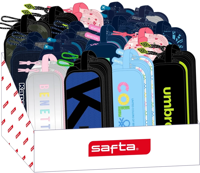 Safta - Rotating Display Stand for Pencil Case, Resistant, Lightweight, Durable, High Quality, 39 x 39 x 50 cm, Multi-Coloured, multicoloured, Estándar, Casual