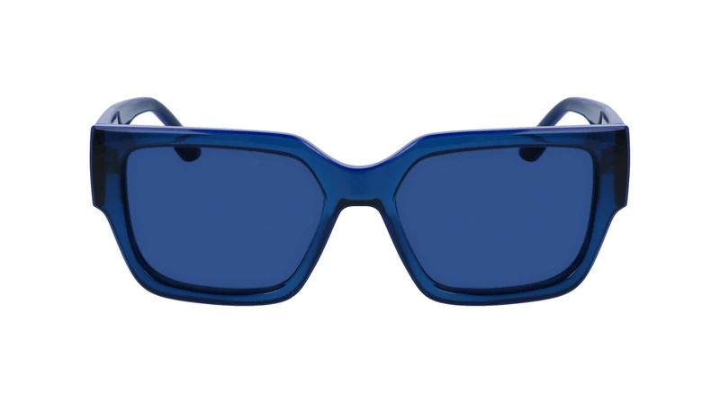 KARL LAGERFELD Unisex Adult Sunglasses KL6142S - Sky Blue with Blue Solid Lens