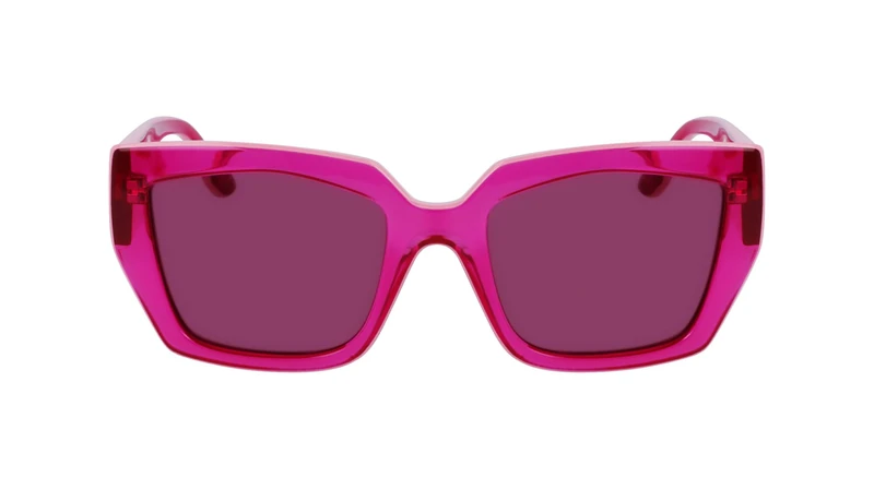 KARL LAGERFELD Women's Sunglasses KL6143S - Pink with Solid Violet Lens